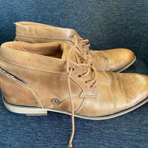 Steve Madden P-Klatin Brown Tan Leather Lace Up Chukka Boots - Men’s Size 10.5